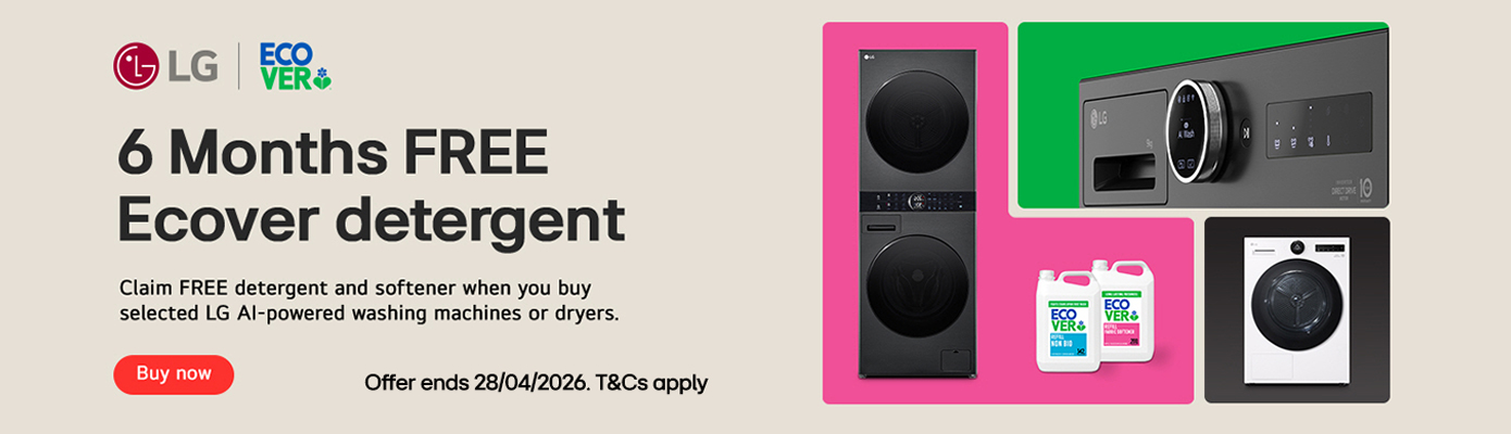 LG 6 months detergent prootion 2026