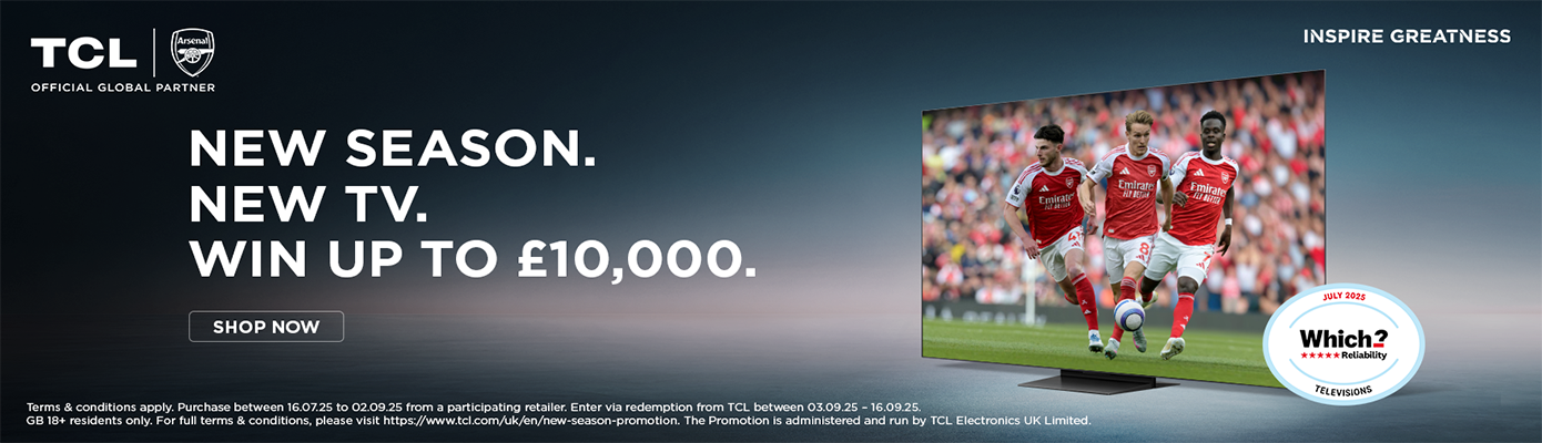 TCL TV win up to £10,000
