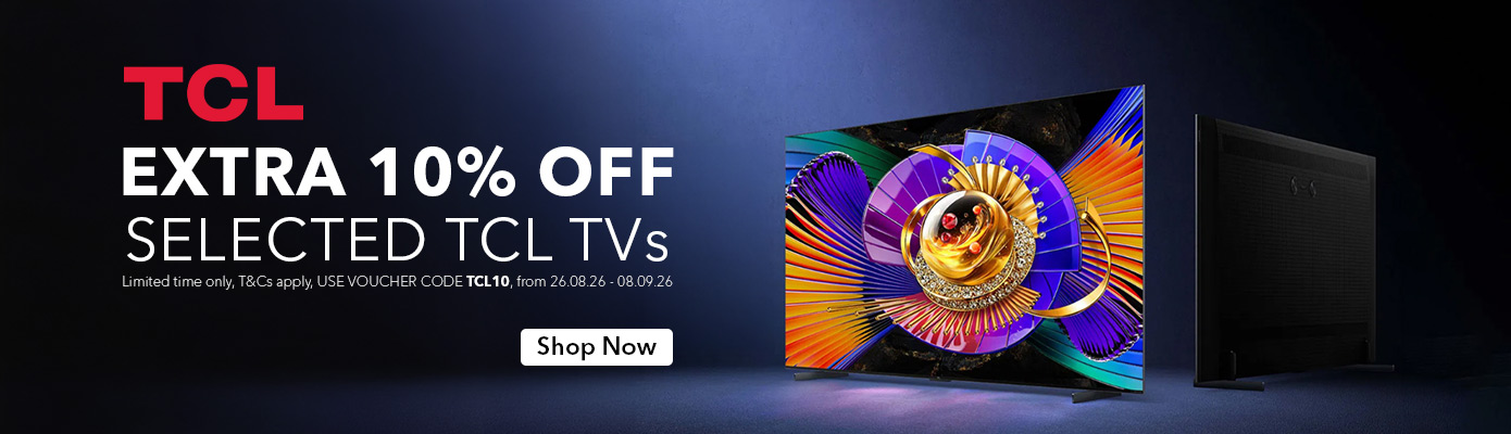 TCL 10% OFF TVs AUG 2026