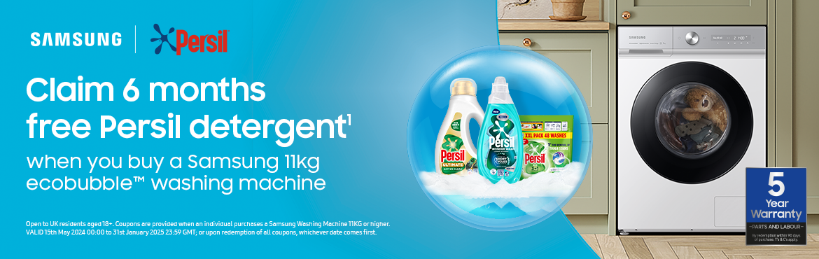 Samsung Free 6 Months Persil Detergent Promotion