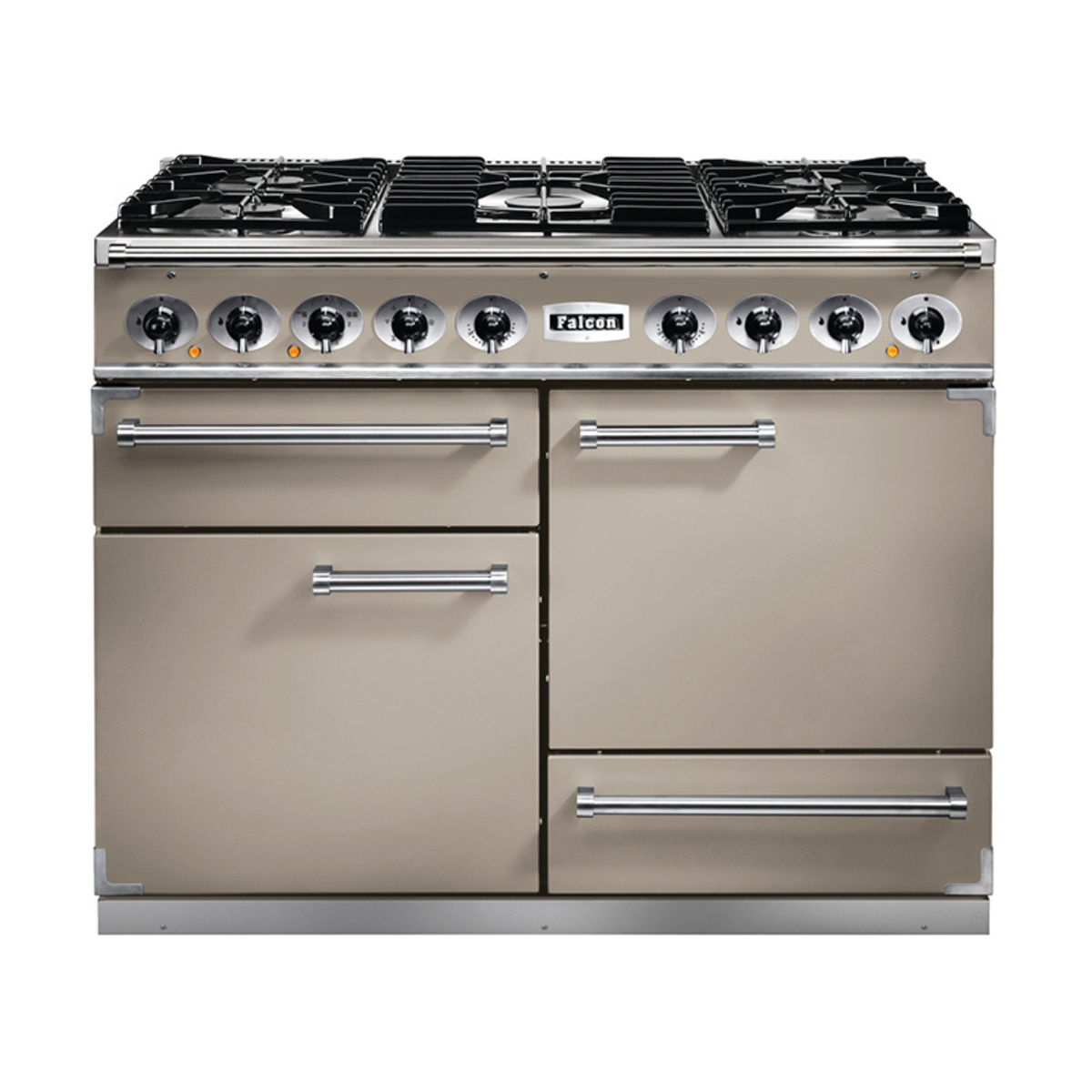 FALCON 115420 (F1092DXDFFN/NM) 1092mm Deluxe Dual Fuel Range Cooker, Fawn/N