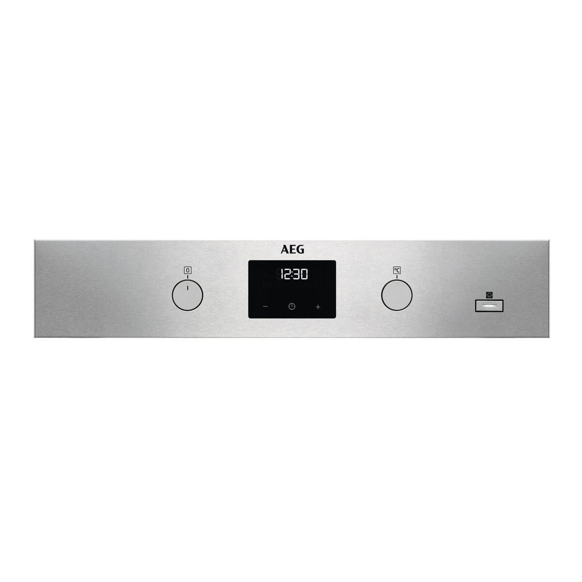 AEG BES35501EM 59cm 72L Built In Electric Single Oven, Stainless Steel