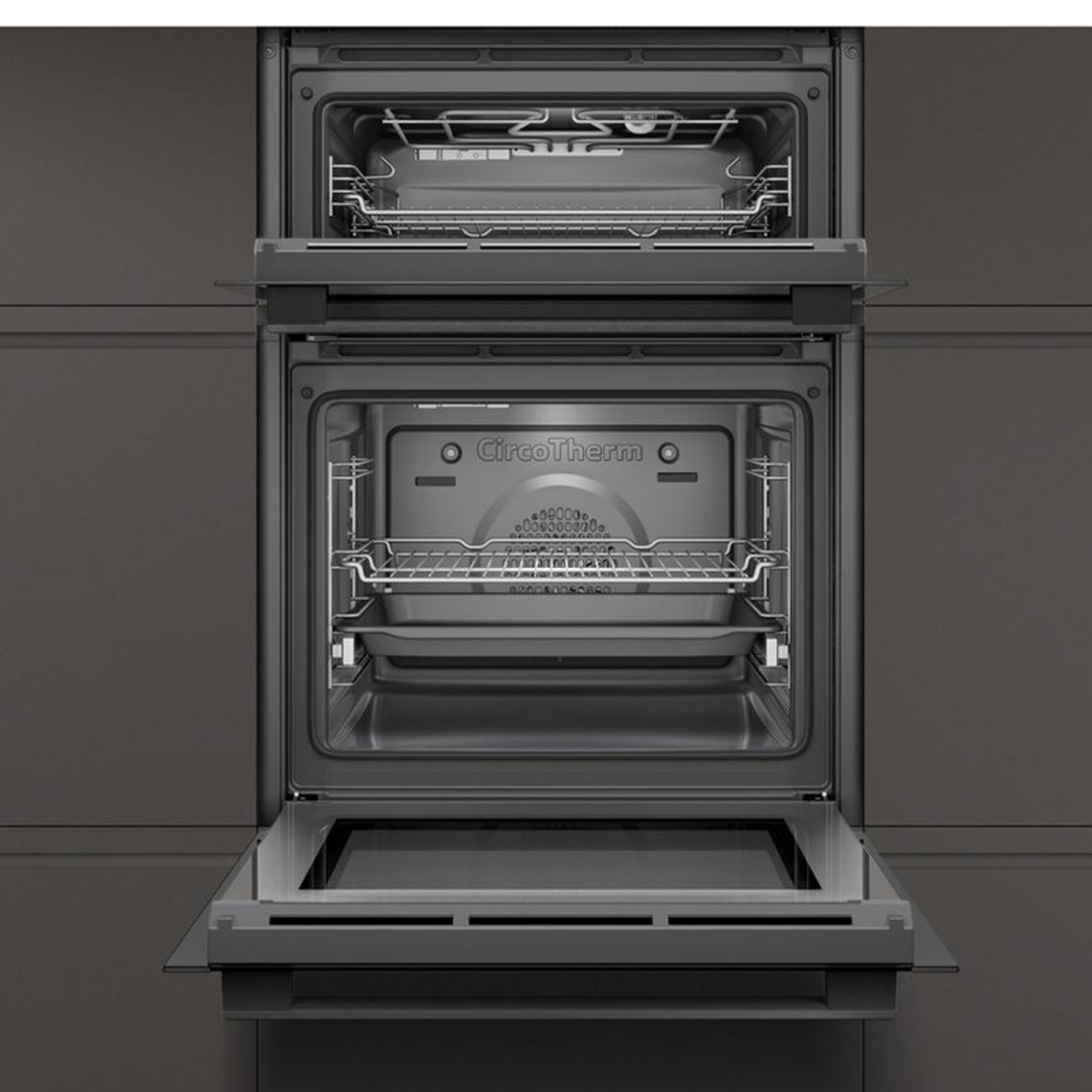 NEFF U1ACE2HG0B 60cm Double built-in oven with CircoTherm in Black