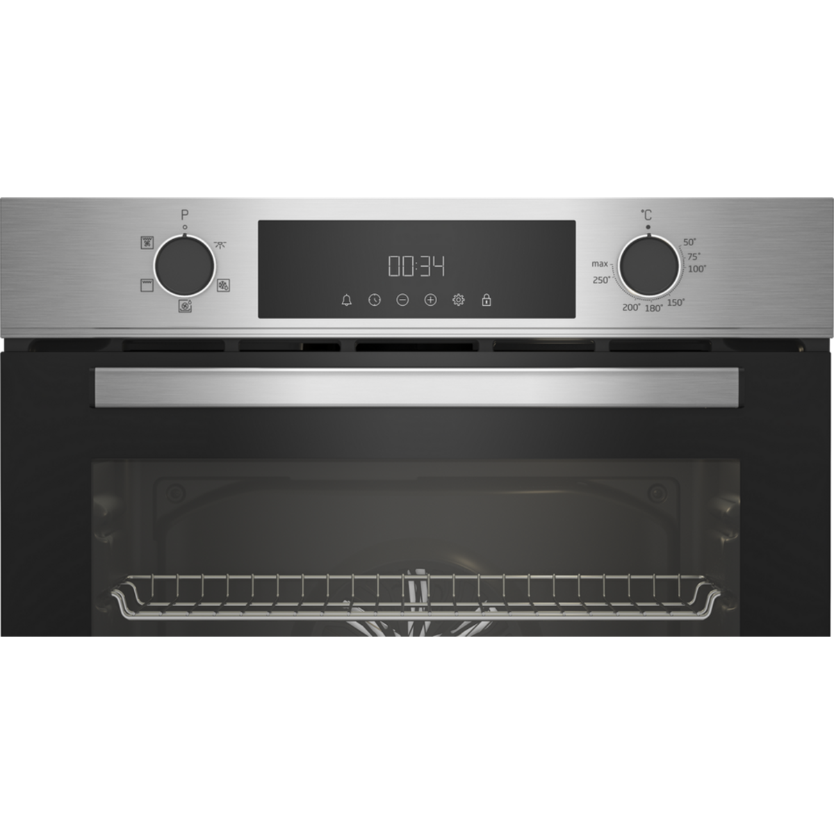Beko CIFY81X 60cm Single Built In Electric Oven in Stainless Steel