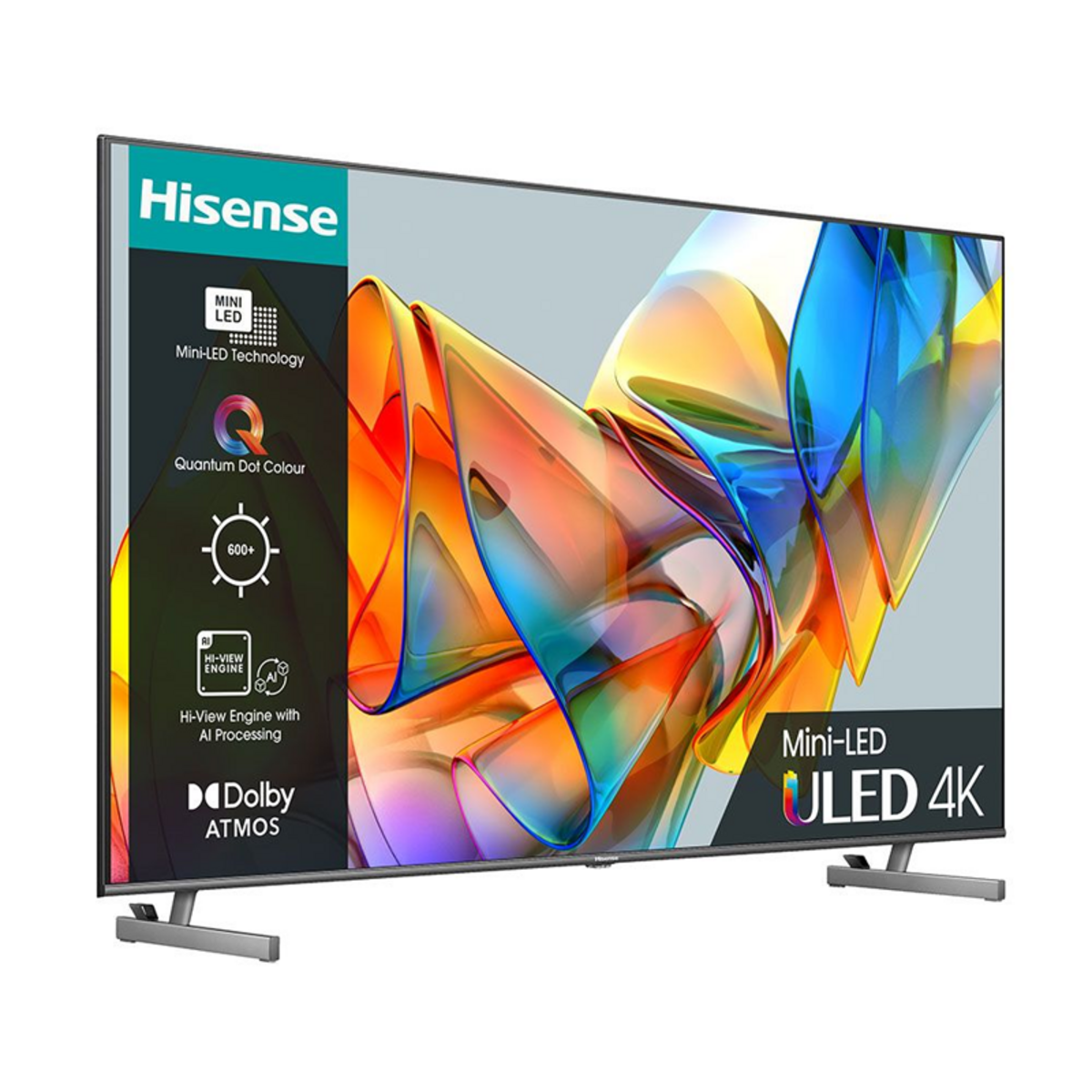 Hisense 65U6KQTUK 65&quot; 4K Quantum Dot Mini LED Smart TV (2023)