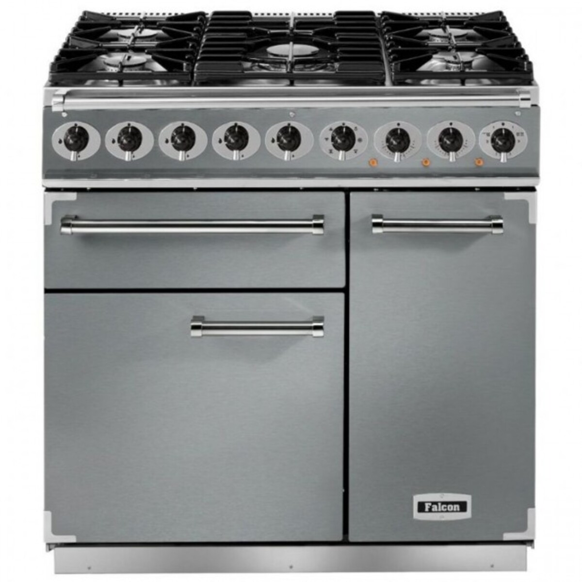 FALCON F900DXDFSSCM 77070 - 90cm Deluxe Dual Fuel Range Cooker, Stainless S