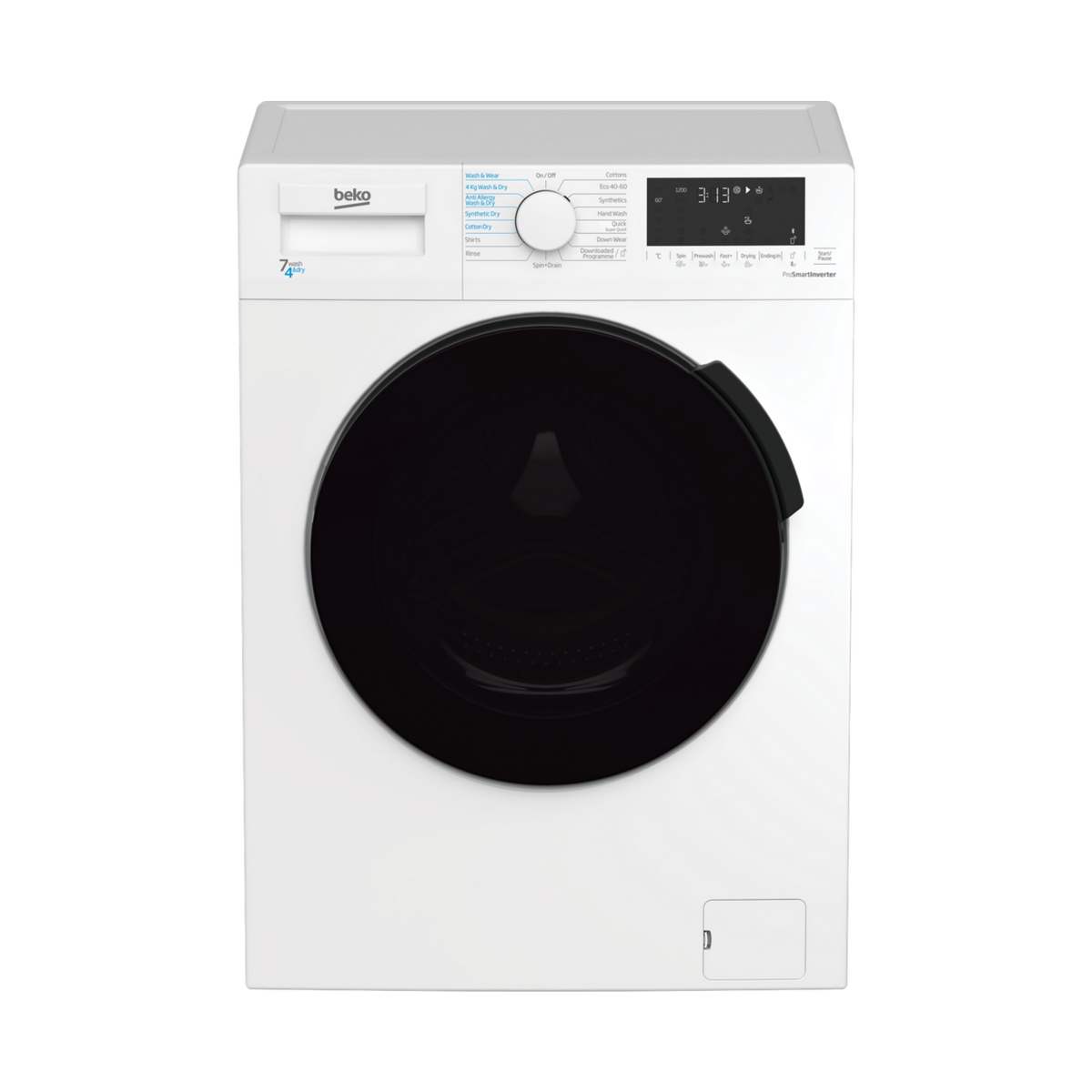 Image of Beko WDL742441W 7kg Wash 4kg Dry 1200 Spin Washer Dryer in White