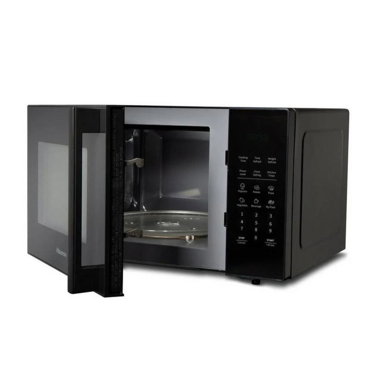 Hisense H23MOBS5HUK 800W 23L Freestanding Solo Microwave, Black