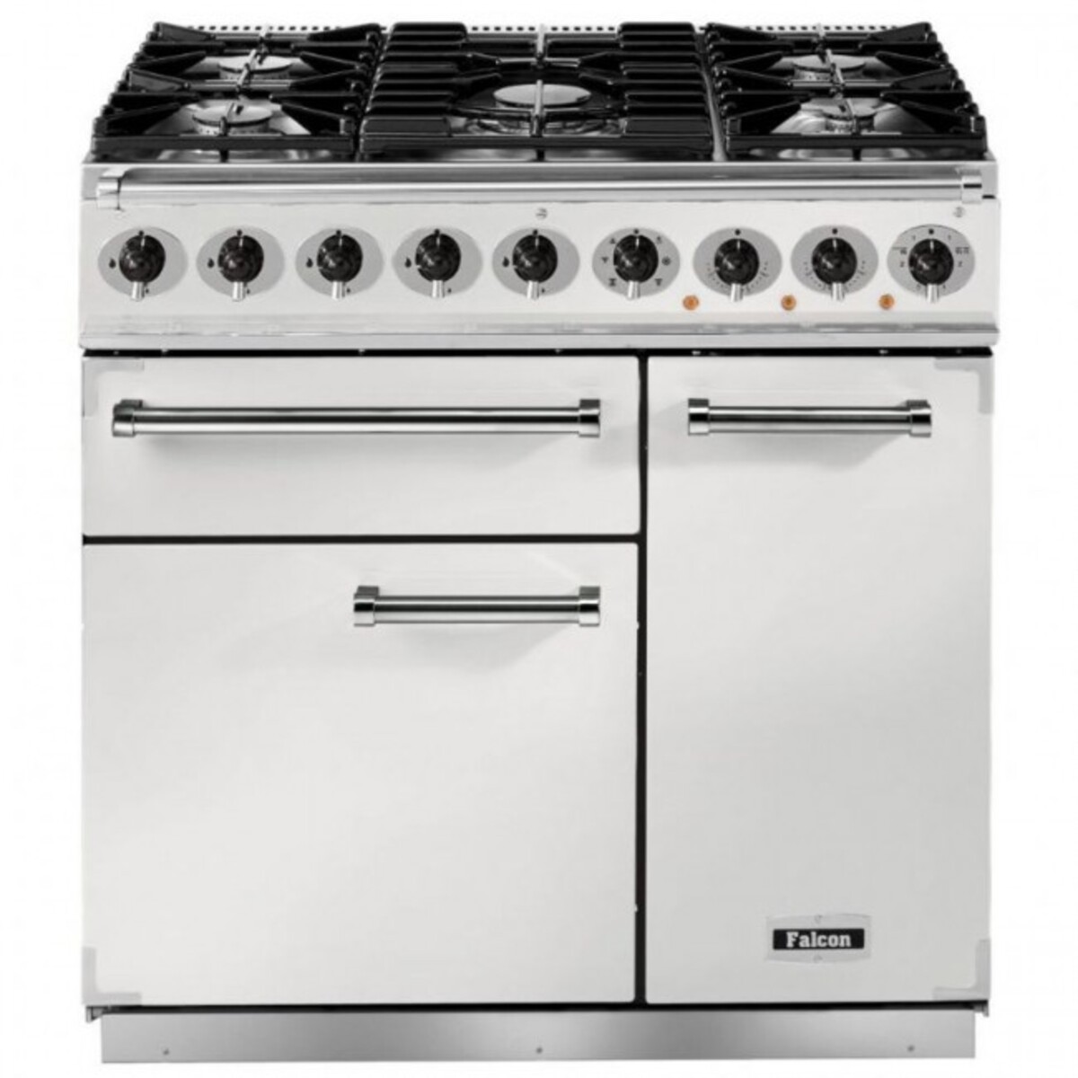 FALCON F900DXDFWHNM 82380 - 90cm Deluxe Dual Fuel Range Cooker, White