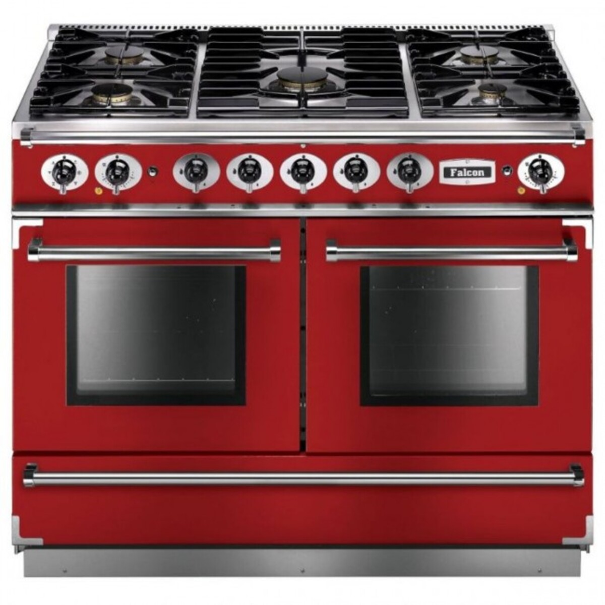FALCON FCON1092DFRDNM 87160 - 110cm 1092 Dual Fuel Range Cooker, Red
