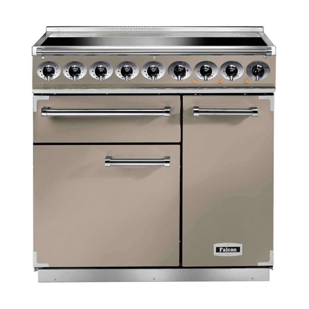 FALCON 115320 (F900DXEIFN/N) 90cm Deluxe Induction Range Cooker, Fawn/N