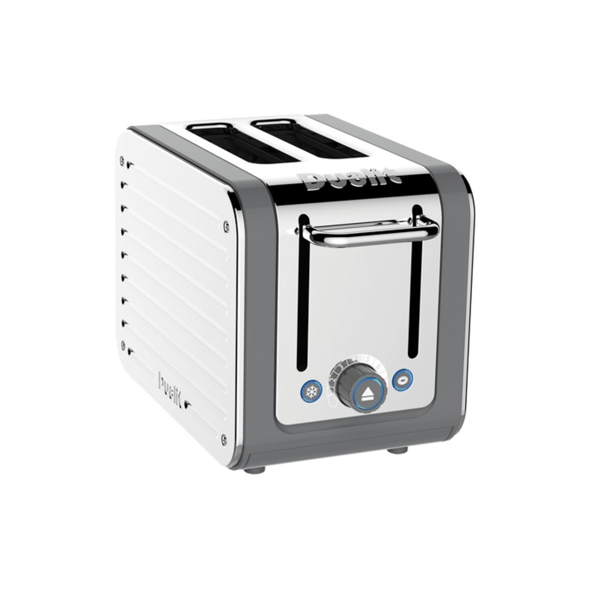 Dualit 26526 ARCHITECT 2 Slot Toaster, Grey/Stainless Steel