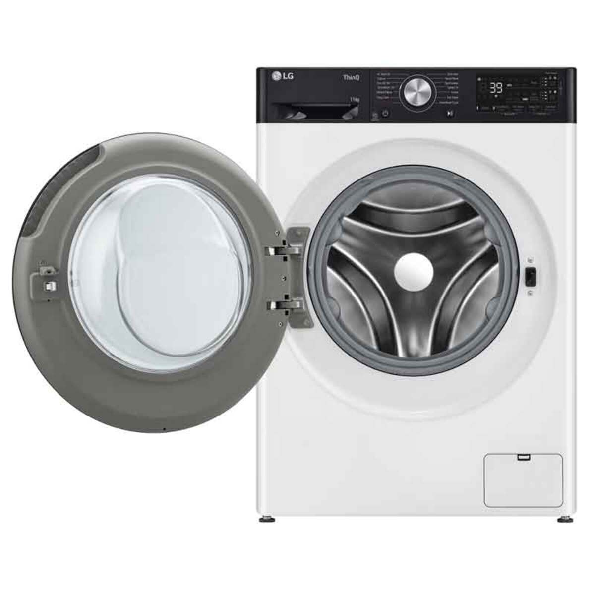 LG F4Y711WBTA1 A Rated 11kg 1400 RPM Washing Machine, White