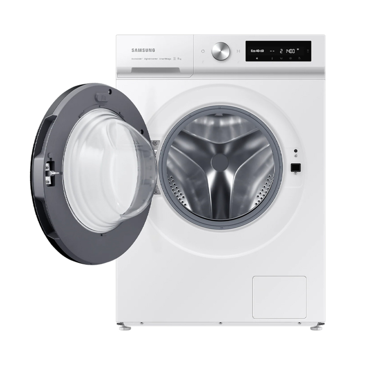 Samsung WW11BB504DAWS1 A Rated 11kg 1400 Spin Ecobubble Washing Machine, White