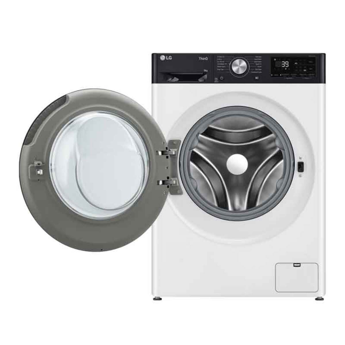 LG F2Y709WBTN1 A Rated 9kg 1400 RPM Washing Machine, White