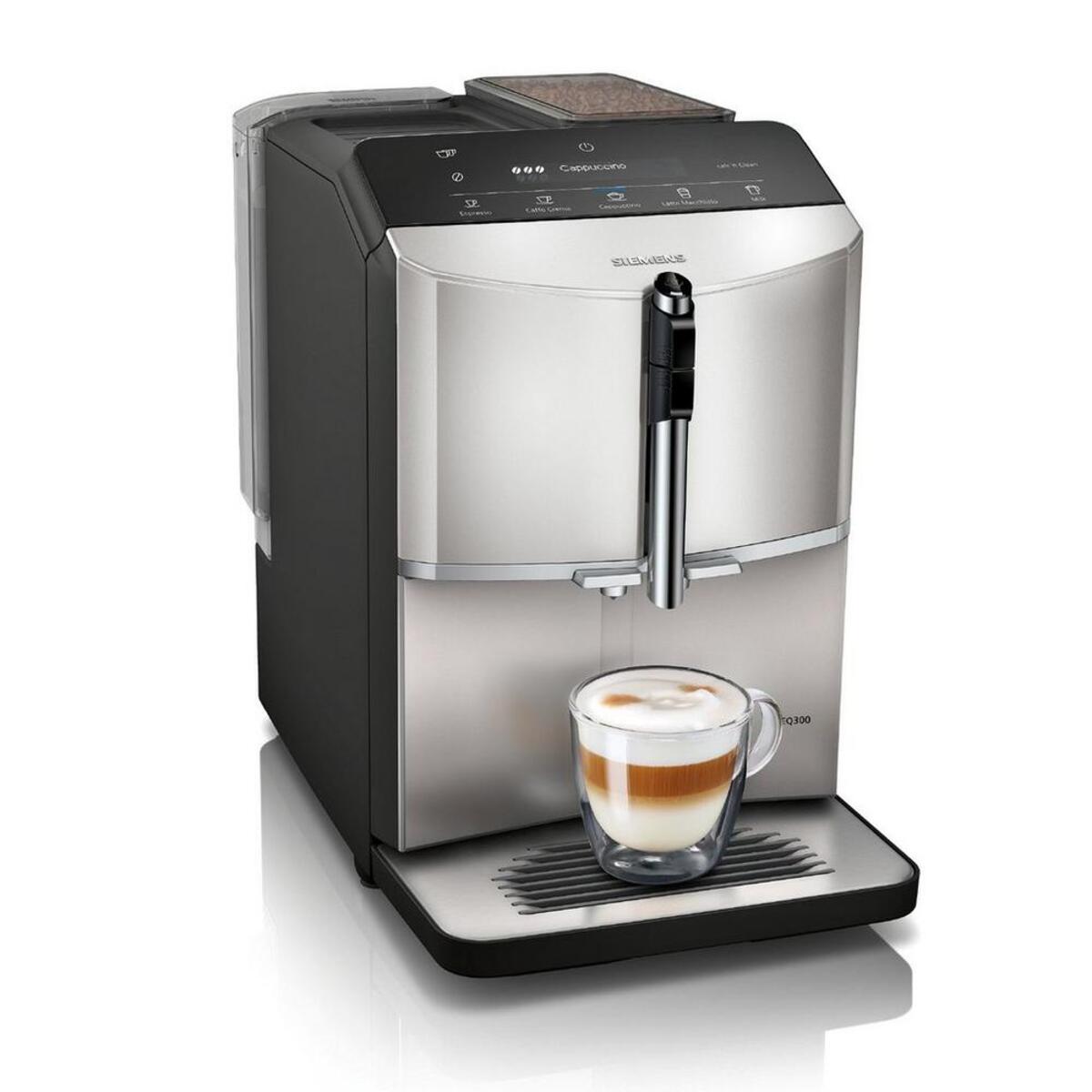 Siemens TF303G07 Bean to Cup Automatic Coffee Machine, Inox Silver