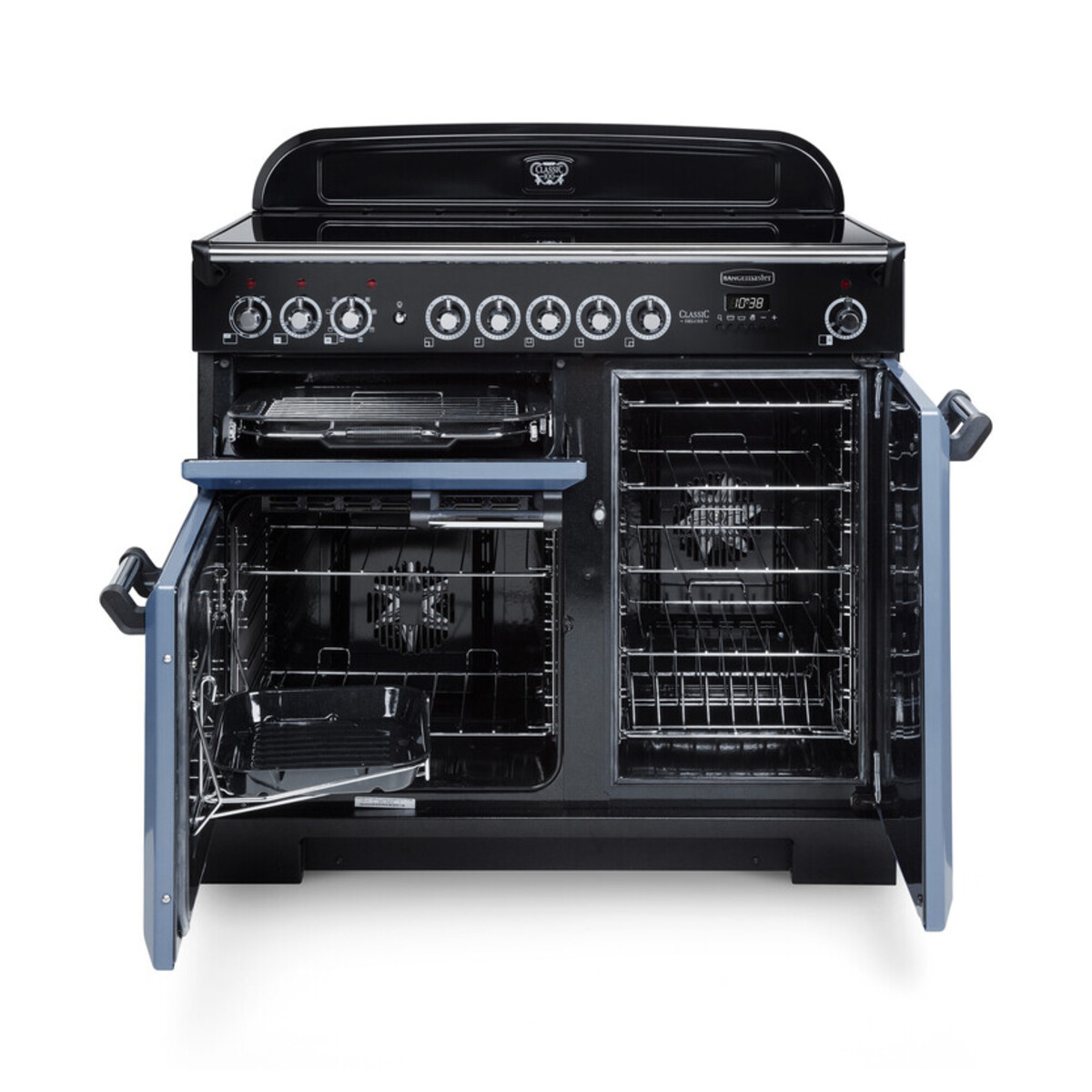 Rangemaster CDL100EICB/C CLASSIC DELUXE 100cm Induction Cooker, Charcoal Black