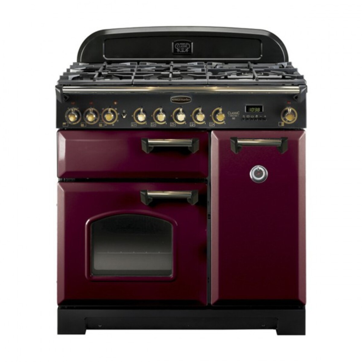 Rangemaster CDL90DFFCY/B CLASSIC DELUXE 90cm Dual Fuel Cooker