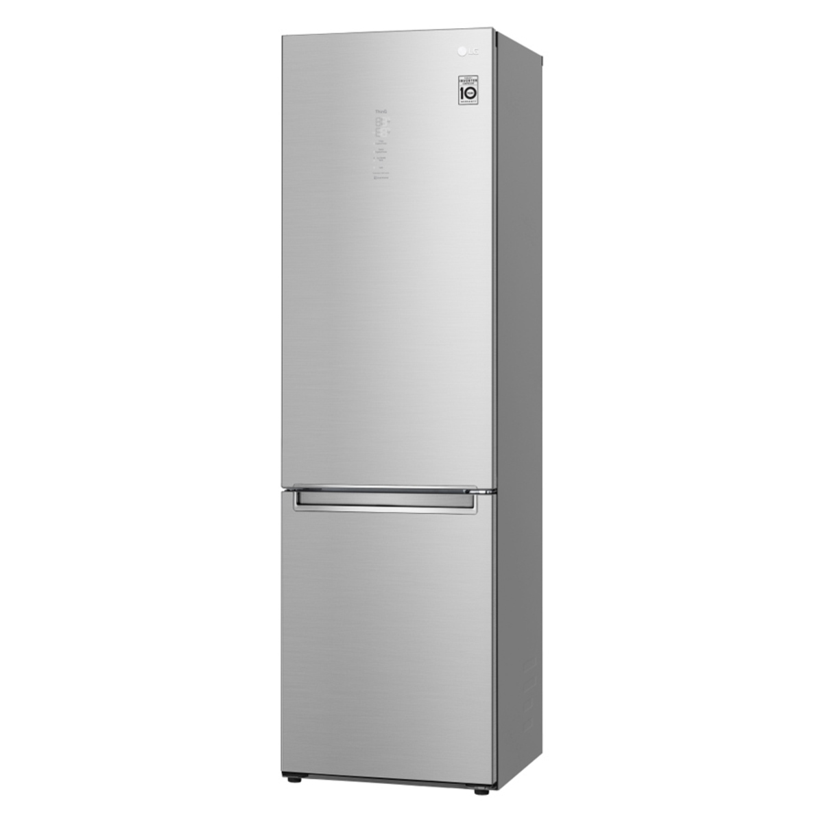 LG GBB92STACP1 C Rated 384L 60cm Tall Fridge Freezer, Stainless Steel