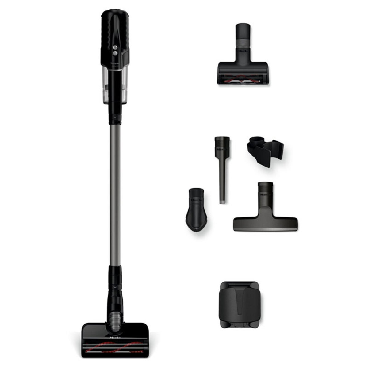 Miele HX1DUOCATDOG Cordless Handstick Vacuum Cleaner - Obsidian Black