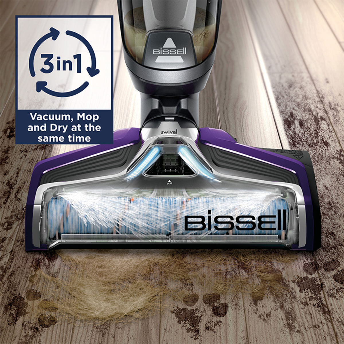 Image of Bissell 2224E CrossWave Pet Pro Vacuum, Wash and Dry