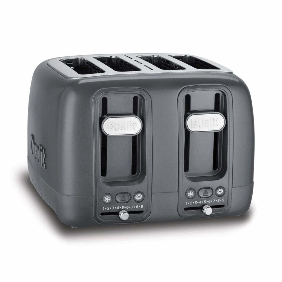 Dualit 46603 GREY DOMUS 4 Slot Toaster, Grey