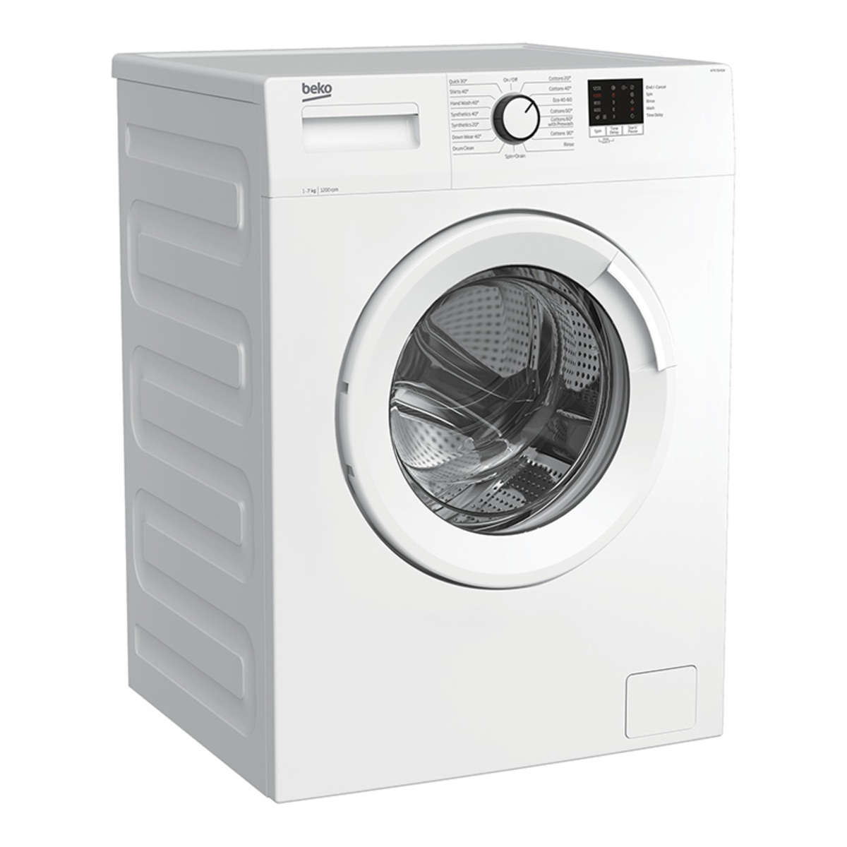 Beko WTK72041W D Rated 7kg 1200 Spin Washing Machine in White