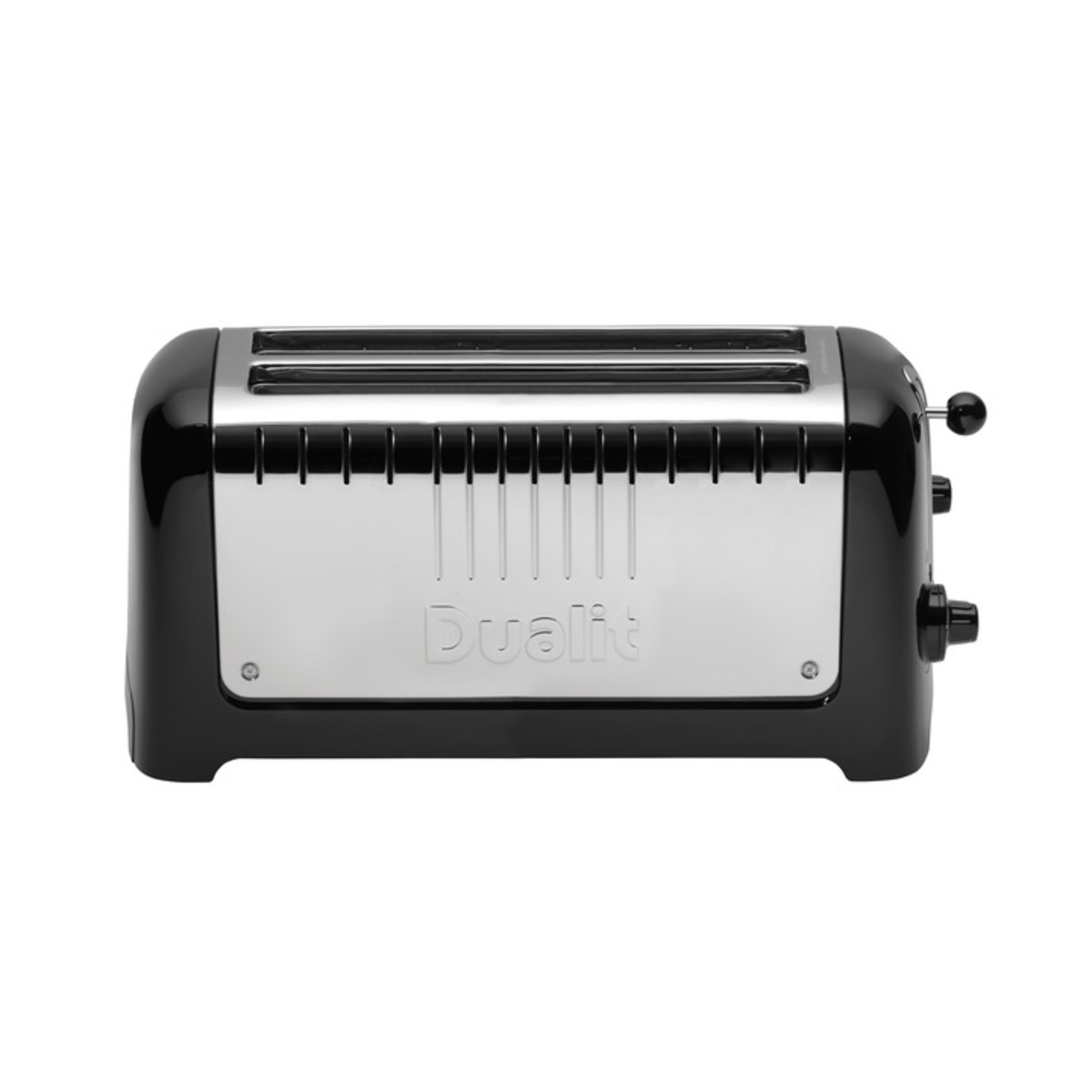 Dualit 46025 Long Slot Light Toaster, Black Gloss