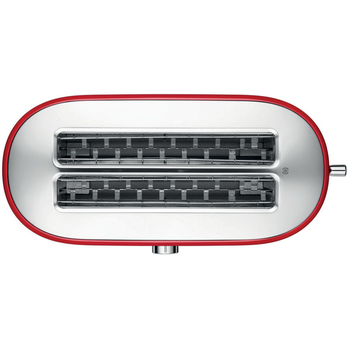 KitchenAid 5KMT4116BER Manual Control Long 4 Slot Toaster, Empire Red
