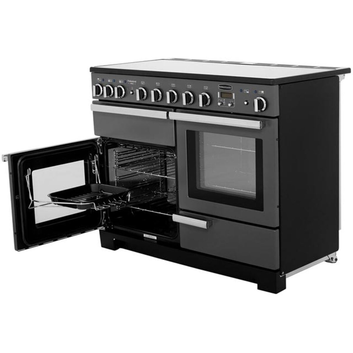 Rangemaster PDL110EICB/C PROFESSIONAL DELUXE 110cm Induction Cooker, Charcoal Bk