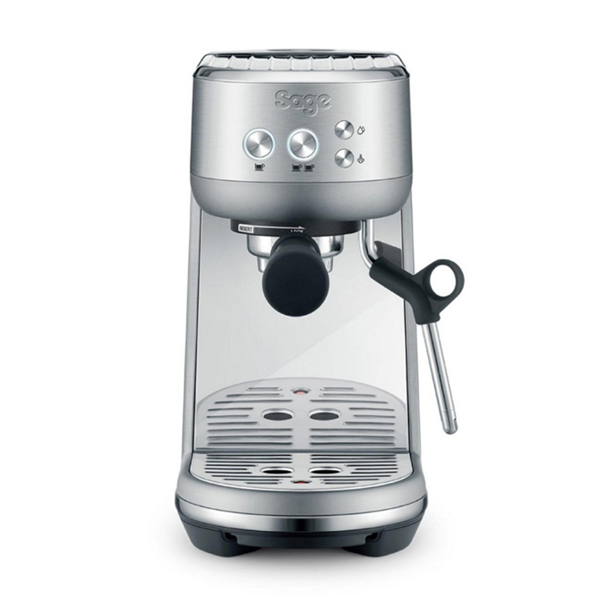 Sage SES450BSS4GUK1 The Bambino Espresso Coffee Maker, Stainless Steel