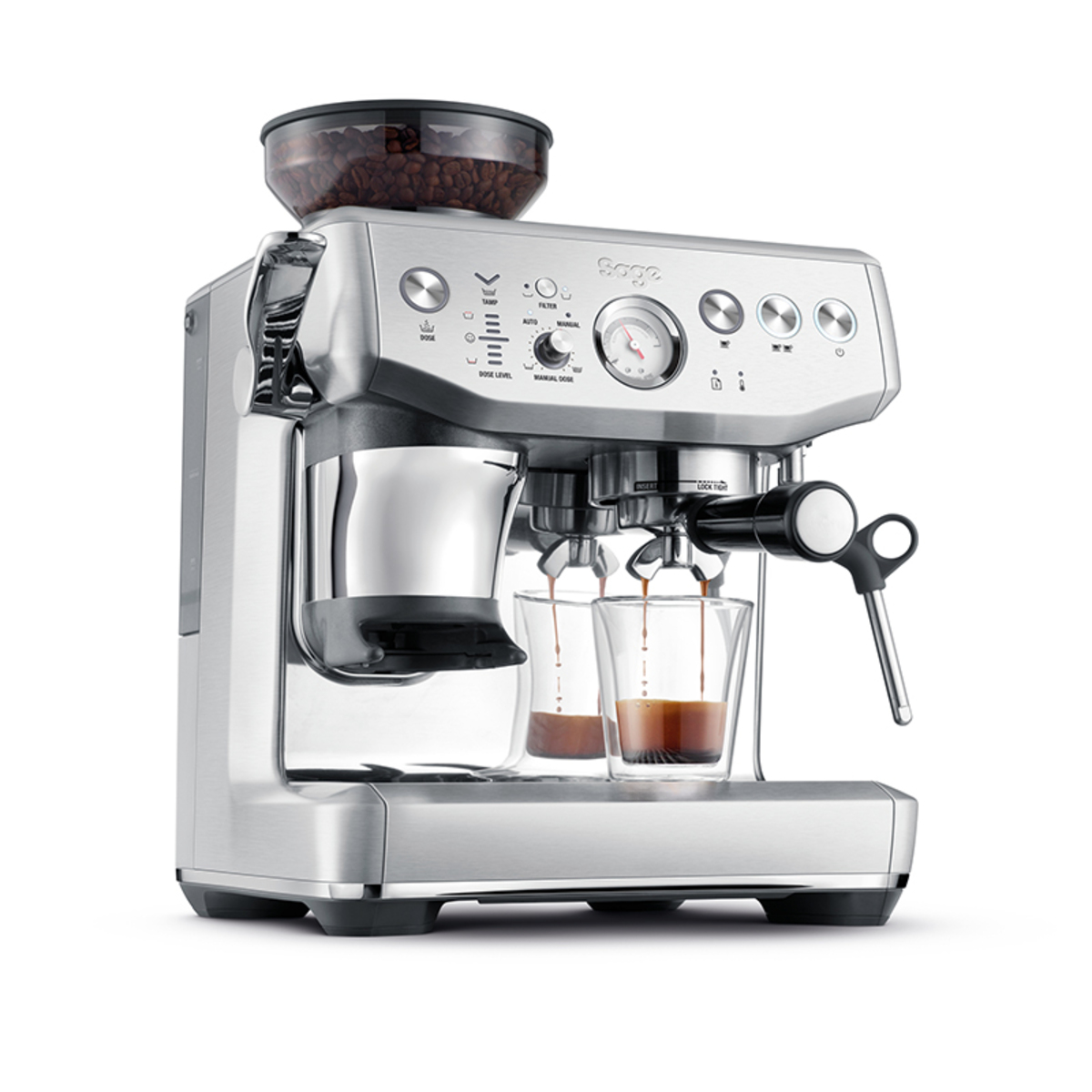 Sage SES876BSS4GUK1 The Barista Express Impress, Brushed Stainless Steel