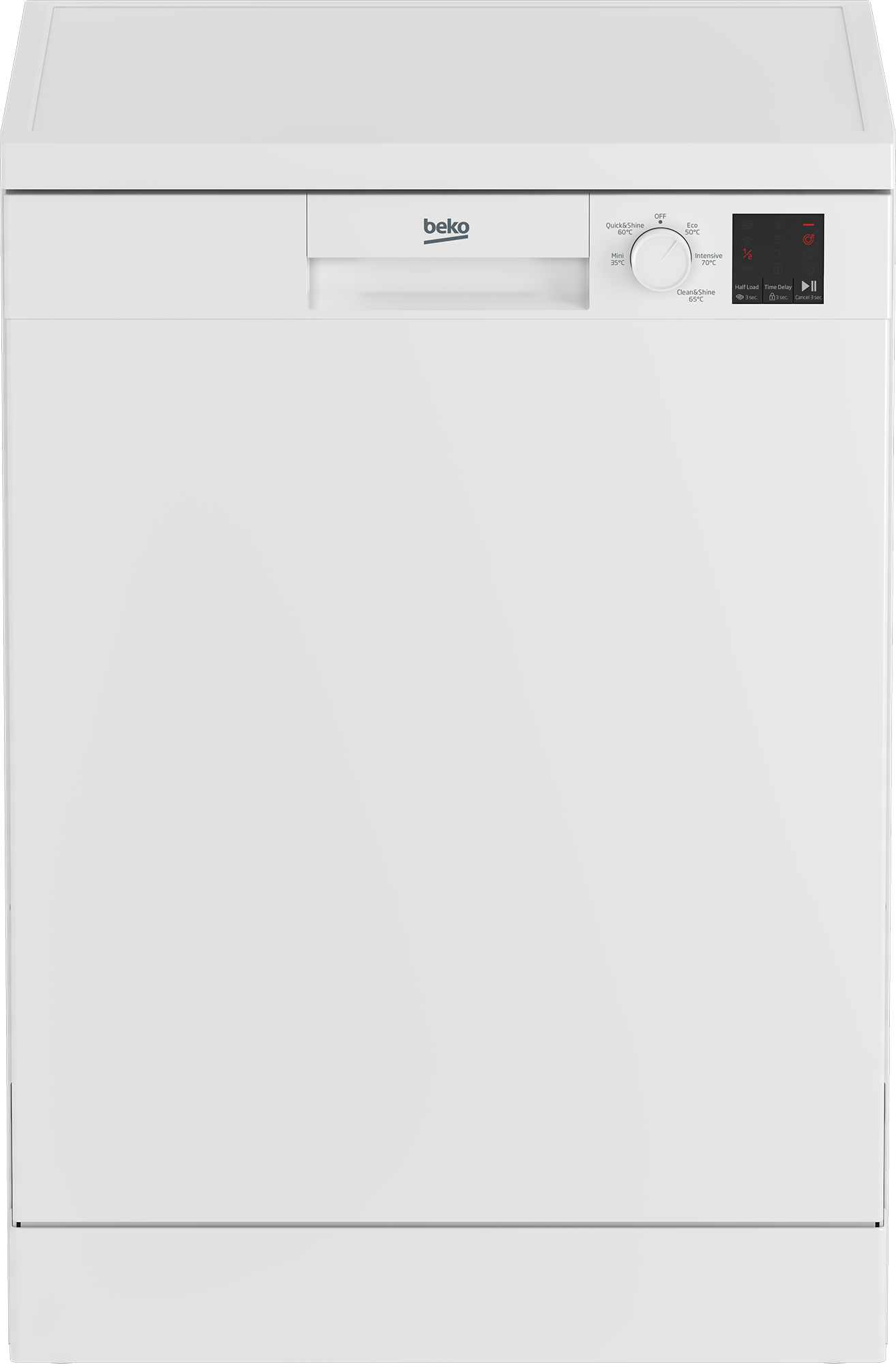 Beko DVN05C20W A++ Rated 60cm Full Size Dishwasher in White