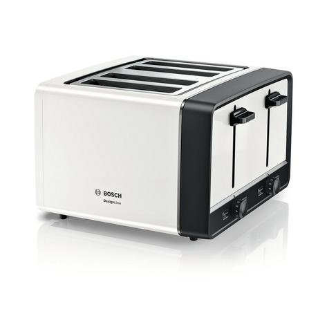 Bosch TAT5P441GB 4 Slice Toaster, White
