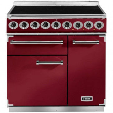 85600 - 90cm Deluxe Induction Range Cooker, Red