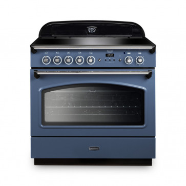 Classic FX 90cm Induction Cooker, Stone Blue, Chrome