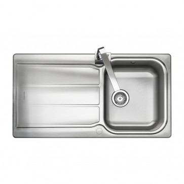 Glendale Stainless Steel Inset Sink 1 Bowl, Polished