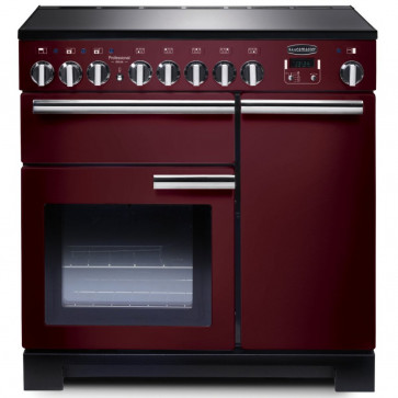 PROFESSIONAL DELUXE 90cm Induction Cooker, Cranberry/C