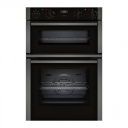 60cm Double built-in oven with CircoTherm in Black