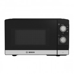 800w 20 Litres Solo Microwave Oven, Black/Stainless