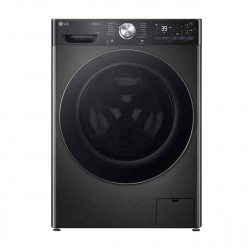 A Rated 9kg Washing Machine, Black, Metallic