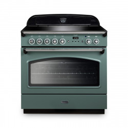 Classic FX 90cm Induction Cooker, Mineral Green, Chrome