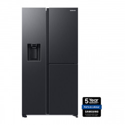 RS8000 8 Series American Fridge Freezer, Black