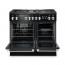 100cm Professional+ FX DF Range Cooker, Black