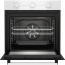 60cm Single Built In Electric Oven in White