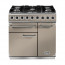90cm Deluxe Dual Fuel Range Cooker, Fawn/N