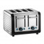 ARCHITECT 4 Slot Toaster, Black/Stainless Steel