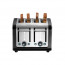 ARCHITECT 4 Slot Toaster, Black/Stainless Steel