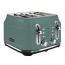 Classic 4 Slice Toaster, Mineral Green