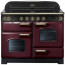 Classic Deluxe 110cm Induction Range Cooker,Cranberry/B